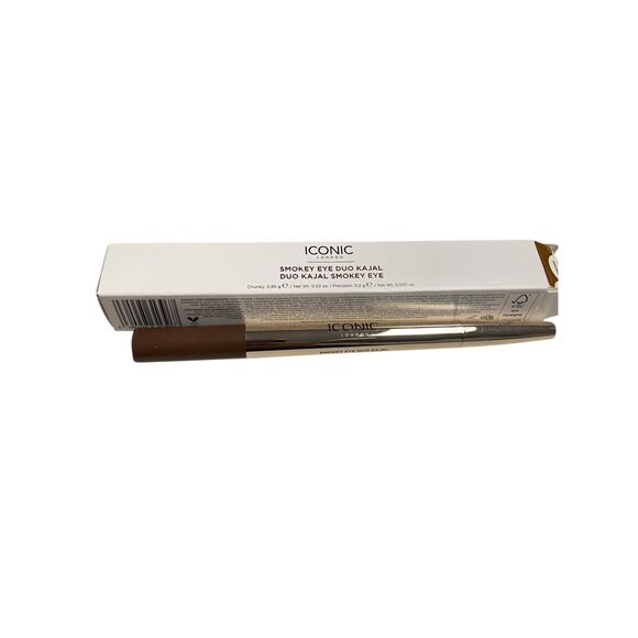 Iconic London Smokey Eye Duo Kajal Eyeliner + Eyeshadow in Brown NIB - Picture 1 of 1